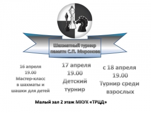 Шахматный Турнир памяти С.П. Миронова